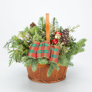 Basket of Jingle Bells Centerpiece