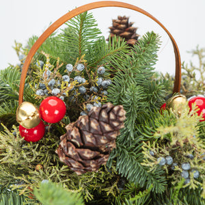 Basket of Jingle Bells Centerpiece