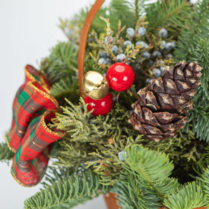 Basket of Jingle Bells Centerpiece