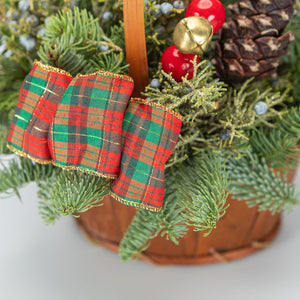 Basket of Jingle Bells Centerpiece