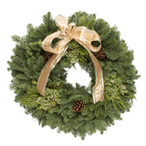The Traditional Wreath - Gold Satin